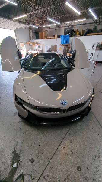 BMW windshield repair result